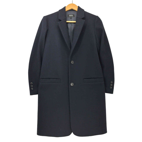 アーペーセー A.P.C. ウールメルトン チェスターコート レディース FR:34