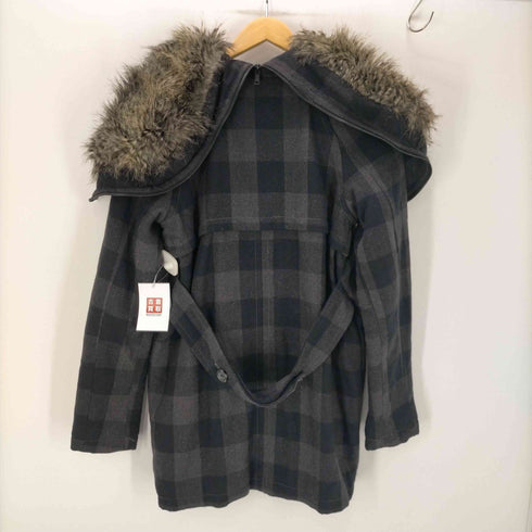 ディーゼル DIESEL 90-00S OLD N-3B TYPE Flight Mods Parka ロゴ エンブレム ガンフラップ付き ジップ ギミック フード バッファロー チェック モッズ パーカー IDEAL ジップ Y2K メンズ import:M