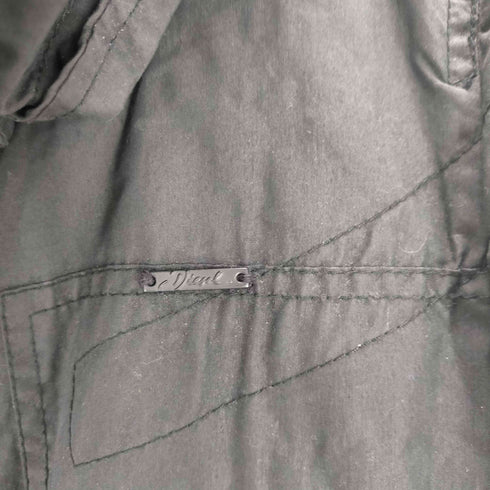 ディーゼル DIESEL 90-00S OLD Military Flight Mods Parka 裏地グラフィック ギミックフード コーティング ミリタリー フライト モッズ パーカー IDEAL ジップ Y2K メンズ XS-S