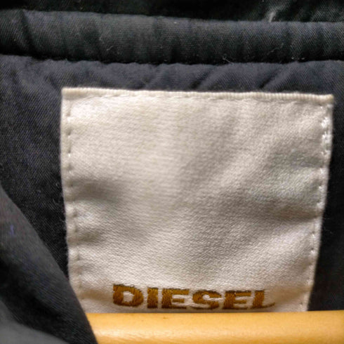 ディーゼル DIESEL 90-00S OLD Military Flight Mods Parka 裏地グラフィック ギミックフード コーティング ミリタリー フライト モッズ パーカー IDEAL ジップ Y2K メンズ XS-S