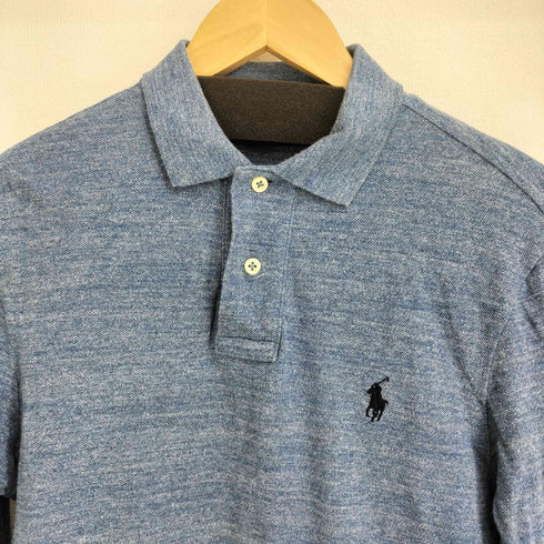 ポロラルフローレン POLO RALPH LAUREN CUSTOM SLIM FIT スモールポニー刺繍 L/S ポロシャツ メンズ import:S