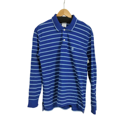 ブルックスブラザーズ BROOKS BROTHERS ボーダー L/S ポロシャツ メンズ import:S