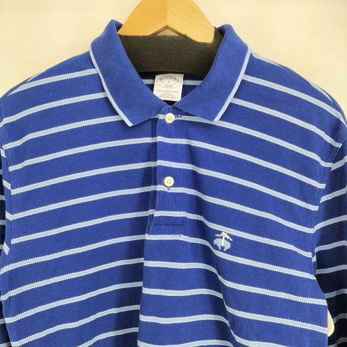 ブルックスブラザーズ BROOKS BROTHERS ボーダー L/S ポロシャツ メンズ import:S