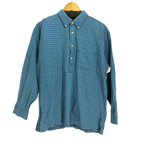 ORIGINAL WEAR TRMT ハーフボタン L/S チェック BD シャツ メンズ import:L