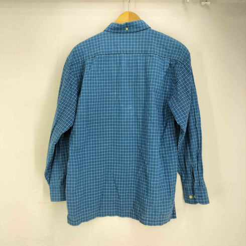 ORIGINAL WEAR TRMT ハーフボタン L/S チェック BD シャツ メンズ import:L