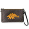 コーチ COACH SIGNATURE CANVAS WITH DINOSAUR MOTIF LARGE WRISTLET レディース