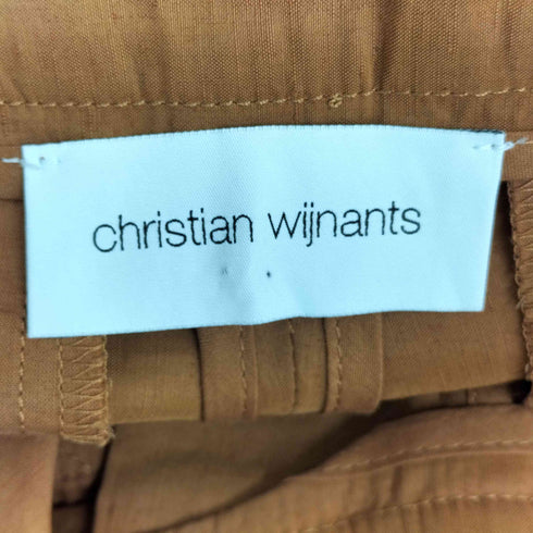 クリスチャンワイナンツ christian wijnants リネンベイカーパンツ レディース 36