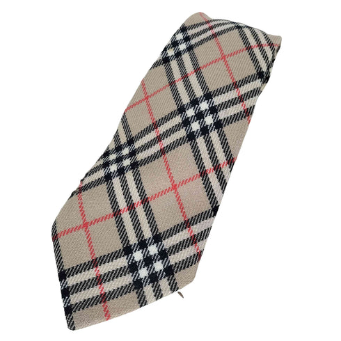 バーバリーズ BURBERRYS ノバチェック ウールネクタイ メンズ
