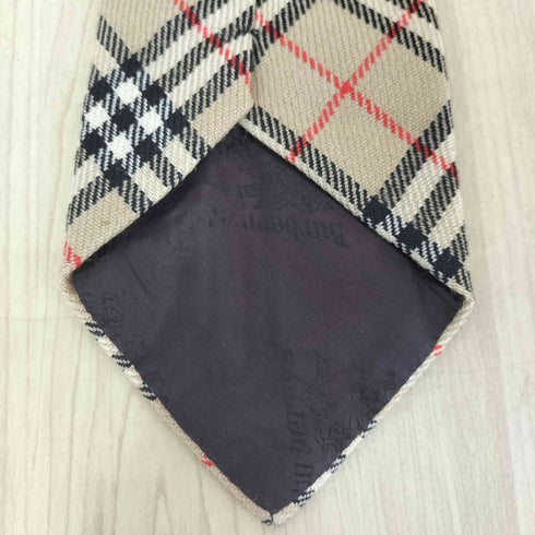 バーバリーズ BURBERRYS ノバチェック ウールネクタイ メンズ