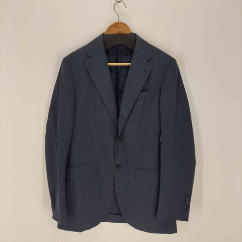 ビームス BEAMS VITALE BARBERIS CANONICO モヘヤ混 ウールテーラードセットアップ メンズ
