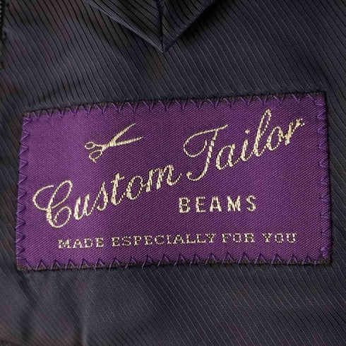 ビームス BEAMS VITALE BARBERIS CANONICO モヘヤ混 ウールテーラードセットアップ メンズ