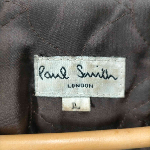 ポールスミス Paul Smith 90-00S シープレザー ダブルブレスト レザー カーコート ジャケット メンズ import:L