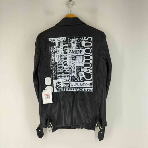 ザラ ZARA フェイクレザー ライダース ジャケット メンズ import:S
