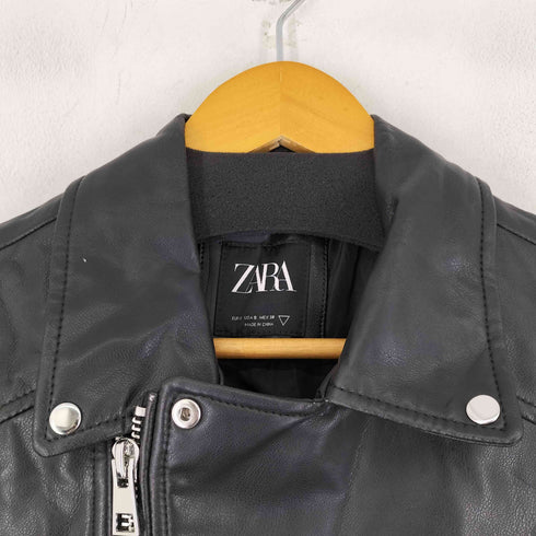 ザラ ZARA フェイクレザー ライダース ジャケット メンズ import:S