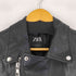 ザラ ZARA フェイクレザー ライダース ジャケット メンズ import:S