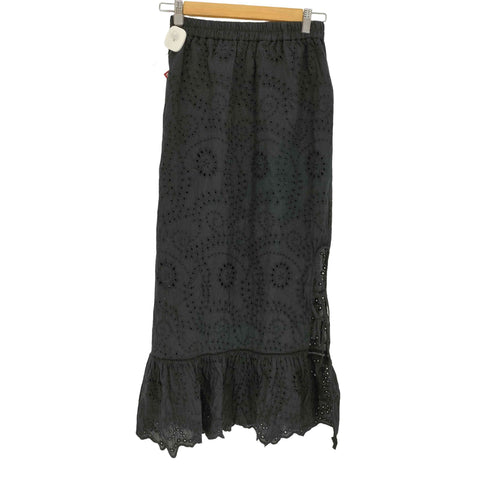 アングリッド Ungrid 25ss カットワークレースコンビスカート レディース FREE