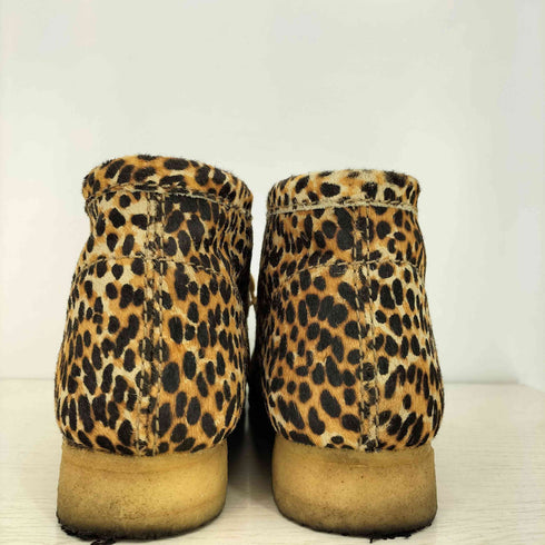 クラークスオリジナルズ Clarks ORIGINALS wallabee boot ANIMAL レオパード ハラコ ワラビーブーツ メンズ JPN:28.5