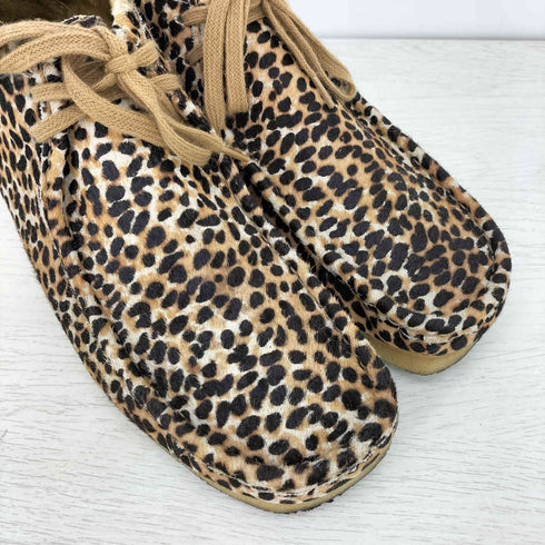 クラークスオリジナルズ Clarks ORIGINALS wallabee boot ANIMAL レオパード ハラコ ワラビーブーツ メンズ JPN:28.5