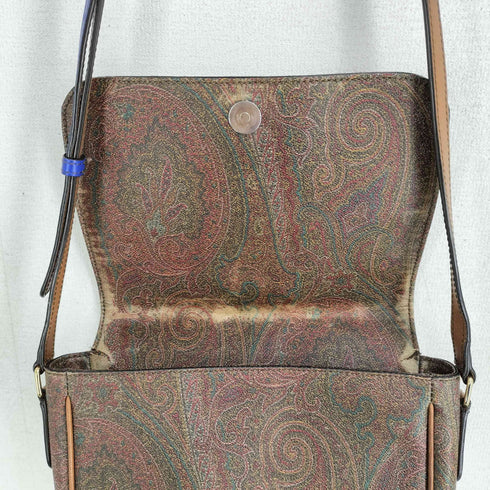 エトロ ETRO イタリア製 ペイズリー柄 ショルダーバッグ レディース