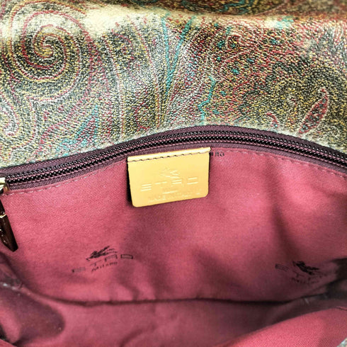 エトロ ETRO イタリア製 ペイズリー柄 ショルダーバッグ レディース