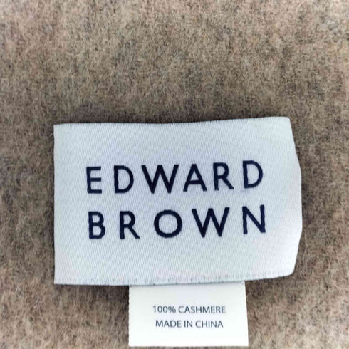 EDWARD BROWN CASHMEREOTTER 大判 レディース
