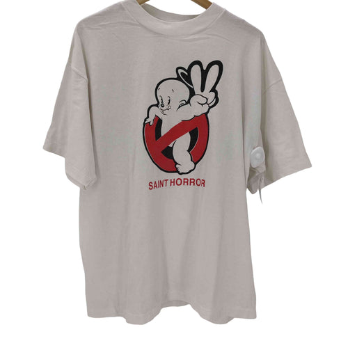セントマイケル SAINT MICHAEL 26SS SS T-SHIRT SAINT HORROR グラフィック キャラクター プリント Tシャツ メンズ import:L