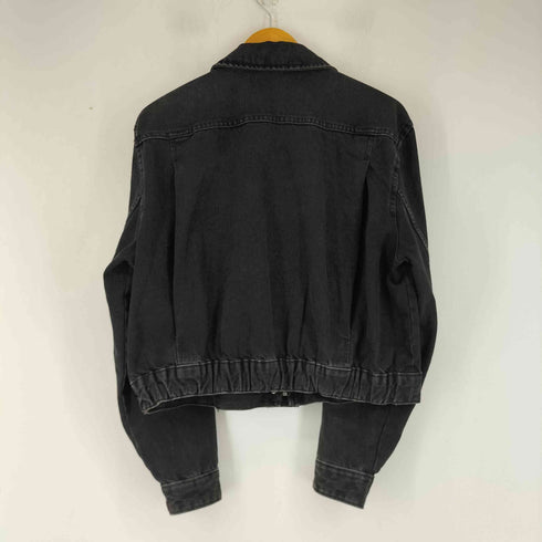 ザラ ZARA ジップアップ デニムジャケット レディース import:L