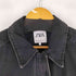 ザラ ZARA ジップアップ デニムジャケット レディース import:L