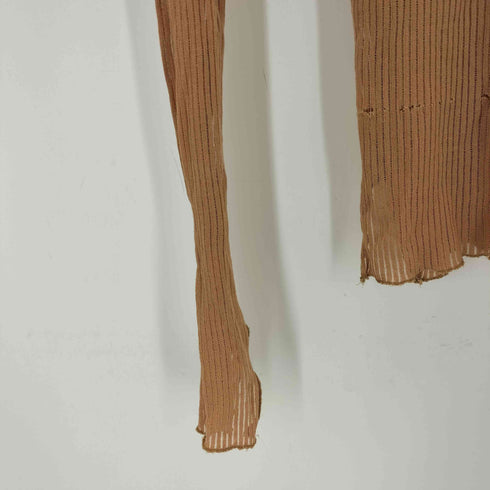 オーラリー AURALEE 20SS SEE-THROUGH RIB MOCK NECK L/S TEE レディース 1
