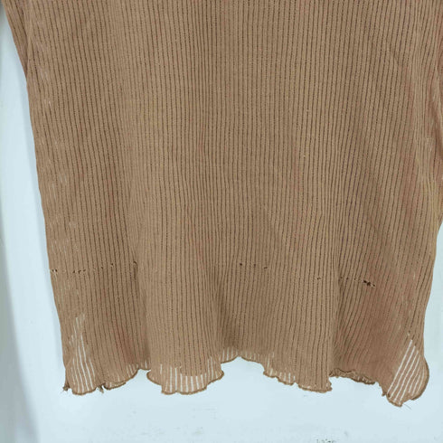 オーラリー AURALEE 20SS SEE-THROUGH RIB MOCK NECK L/S TEE レディース 1