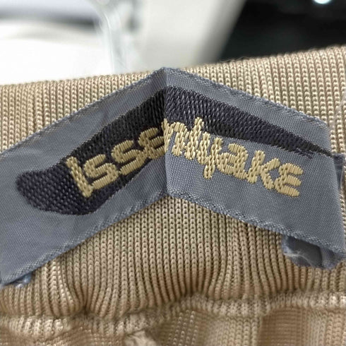 イッセイミヤケ ISSEY MIYAKE 80S 筆タグ レーヨン ポリ イージー テーパード パンツ レディース JPN:M
