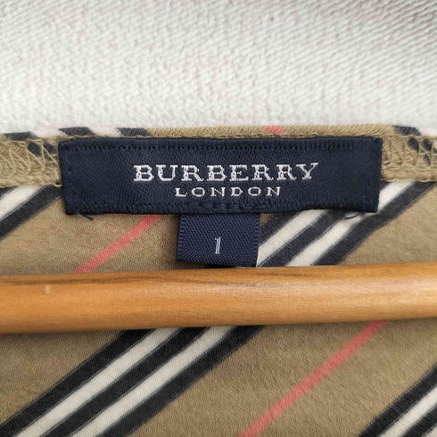 バーバリーロンドン BURBERRY LONDON ボーダーストライプ L/S カットソー レディース JPN:1