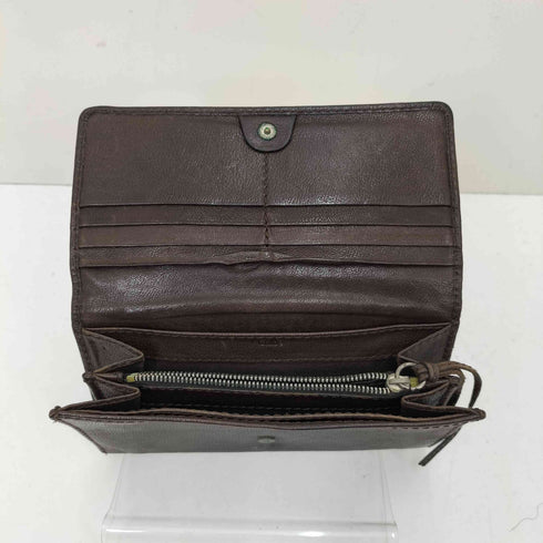 クロエ Chloe チャーム付き レザーロングウォレット レディース