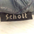 ショット Schott レザー キルティング パデッド バナナ バッグ メンズ