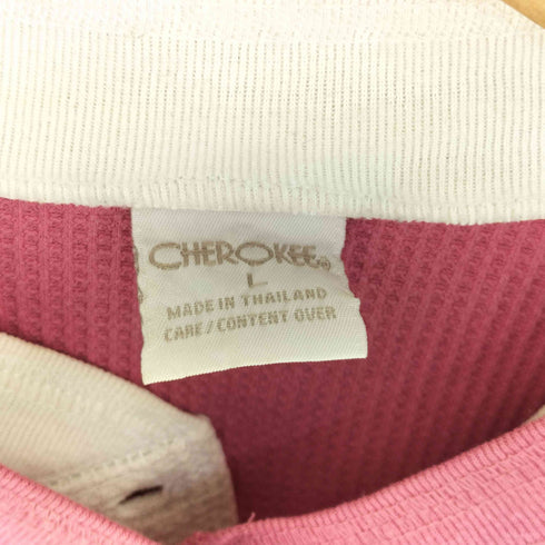 チェロキー Cherokee ヘンリーネック サーマルカットソー メンズ L