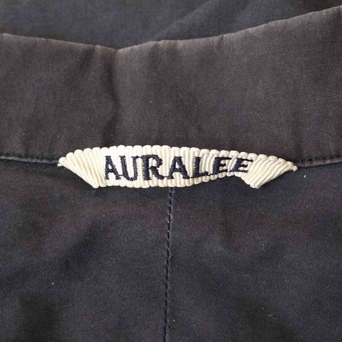 オーラリー AURALEE SELVEDGE WEATHER CLOTH HALF SLEEVED SHIRTS メンズ 5
