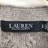 ローレンラルフローレン LAUREN RALPH LAUREN ポニー無 カシミヤ混 ウール ケーブル編み Vネック カーディガン レディース import:S