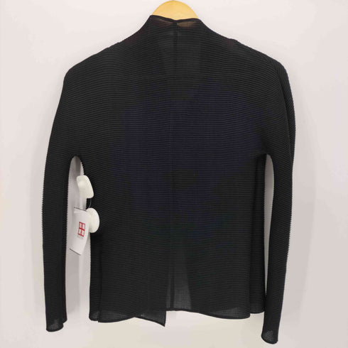 ミーイッセイミヤケ me ISSEY MIYAKE ワッフルプリーツ カーディガン レディース