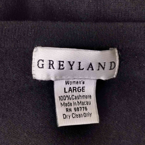 GREYLAND カシミヤ100% Vネックニット レディース JPN:L