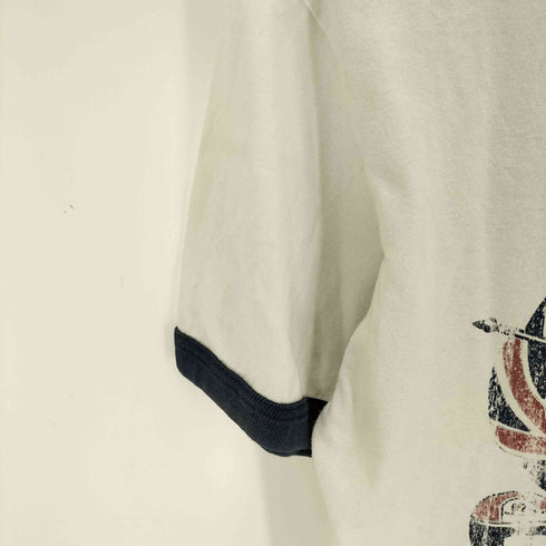 ヒステリックグラマー HYSTERIC GLAMOUR プリントリンガーTシャツ メンズ JPN:M