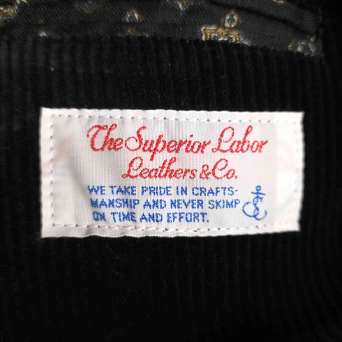 シュペリオールレイバー THE SUPERIOR LABOR コーデュロイダブルブレストテーラードジャケット メンズ