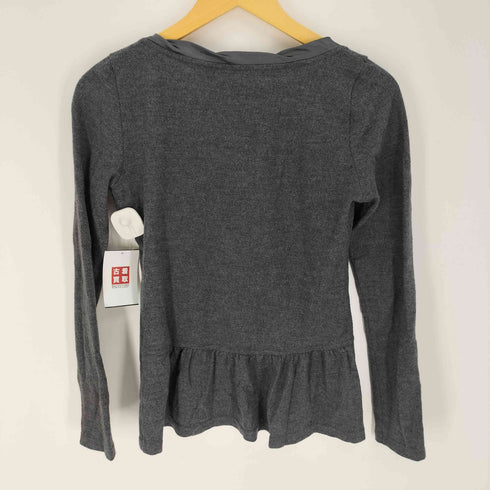 バーバリーブルーレーベル BURBERRY BLUE LABEL ハートプリント Aライン クルーネック L/S Tシャツ Y2K レディース EUR:38