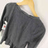 バーバリーブルーレーベル BURBERRY BLUE LABEL ハートプリント Aライン クルーネック L/S Tシャツ Y2K レディース EUR:38