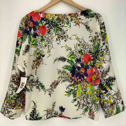Blumarine フラワープリント ブラウス レディース 38