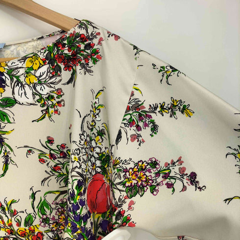 Blumarine フラワープリント ブラウス レディース 38