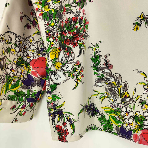 Blumarine フラワープリント ブラウス レディース 38