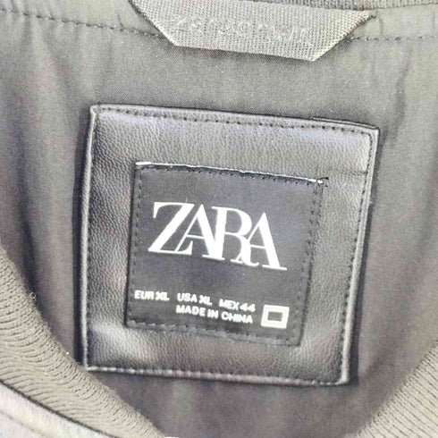 ザラ ZARA フェイクレザージャケット メンズ import:XL