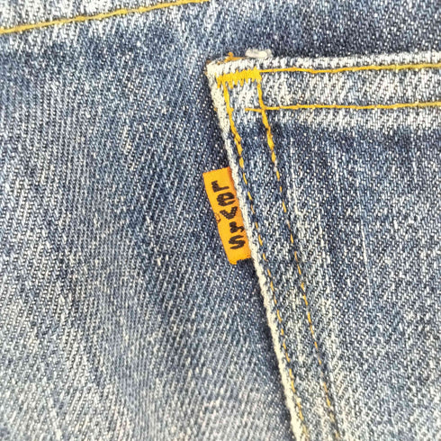リーバイス Levis フランス製 517 オレンジタブ ボタン裏275 TALONジップ ブーツカットデニム メンズ 不明