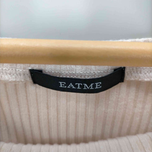 イートミー EATME 24SS 刺繍入り ドロスト リブ TOP レディース FREE