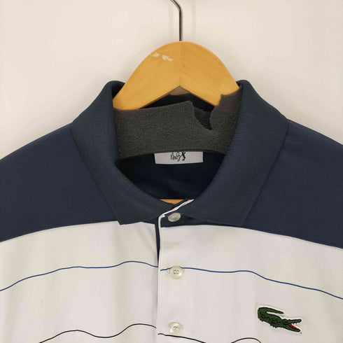 ラコステ LACOSTE ロゴワッペンポリポロシャツ メンズ 4